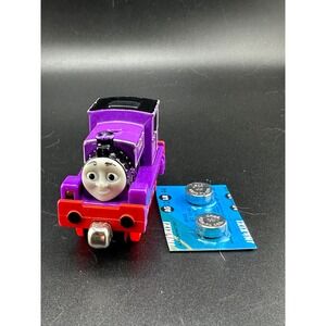 Thomas Take-n-Play Along Charlie Purple Train Engine 2011 Talking Light Up WORKS
